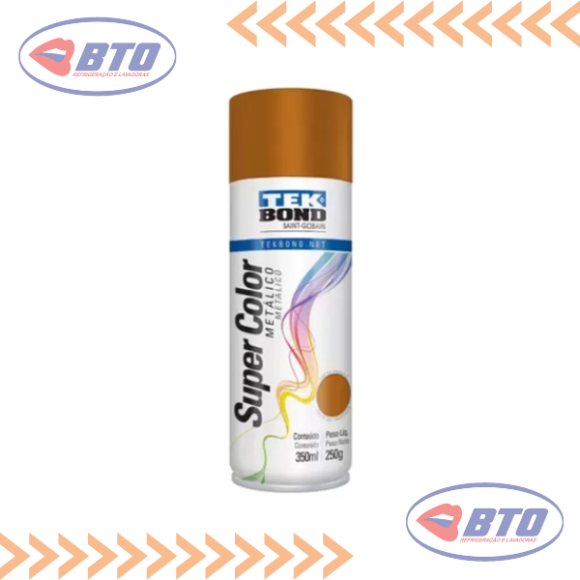 Spray Dourado Metálico 350ml/250g