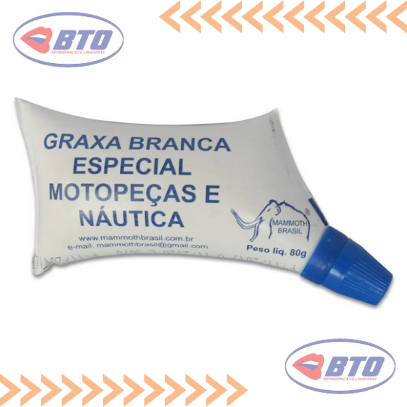 Graxa Bisnaga Branca 80g